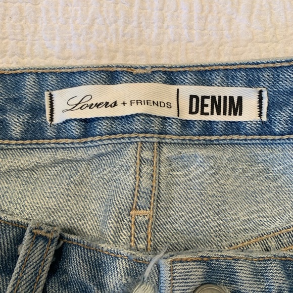 SOLD *Lover  Friends Elijah distressed denim skirt - Picture 6 of 7